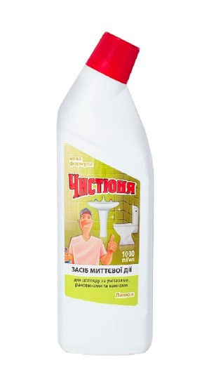 Засіб для чищення унітазів ЧИСТЮНЯ 1 л. (4820168430268)